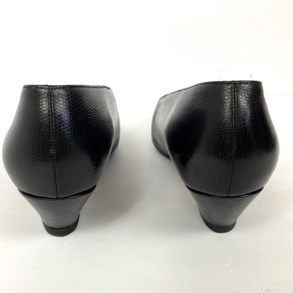 Robert Clergerie Paris Black Leather Pumps Size 9 - Picture 4 of 10
